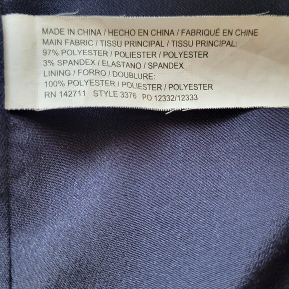 Eloquii Blue Floral Women’s Crepe Blazer (Size:16) - Picture 12 of 16